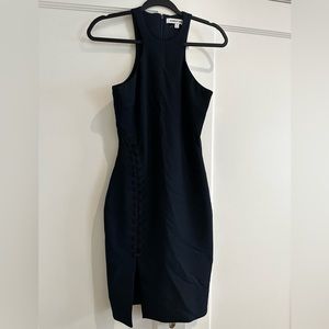 Knee length, dark blue Elizabeth and James cocktail dress. Size 2